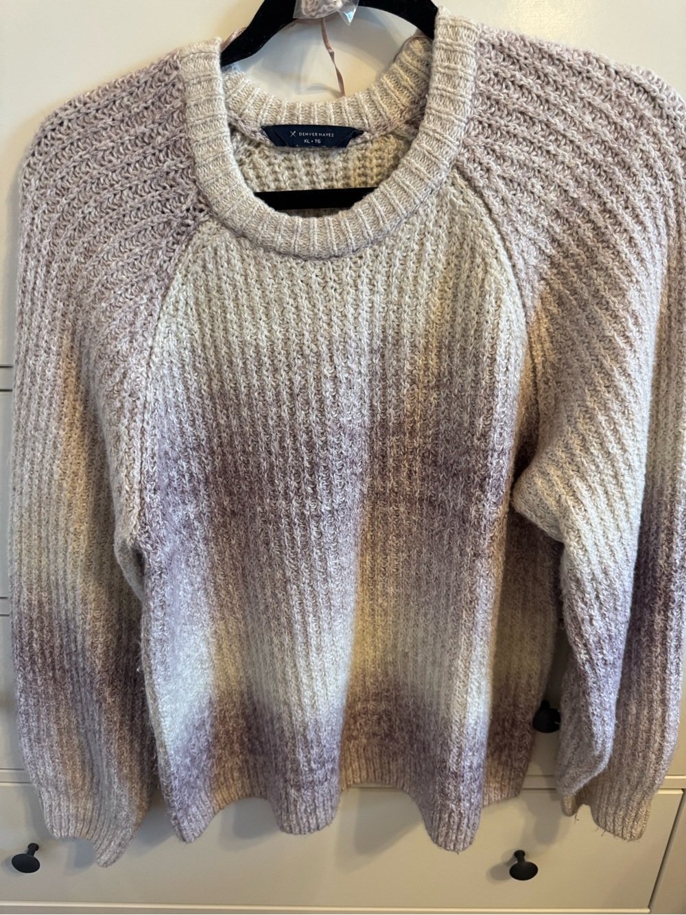 Mark’s Denver Hayes Women's Crewneck Knit Sweater, size XL
